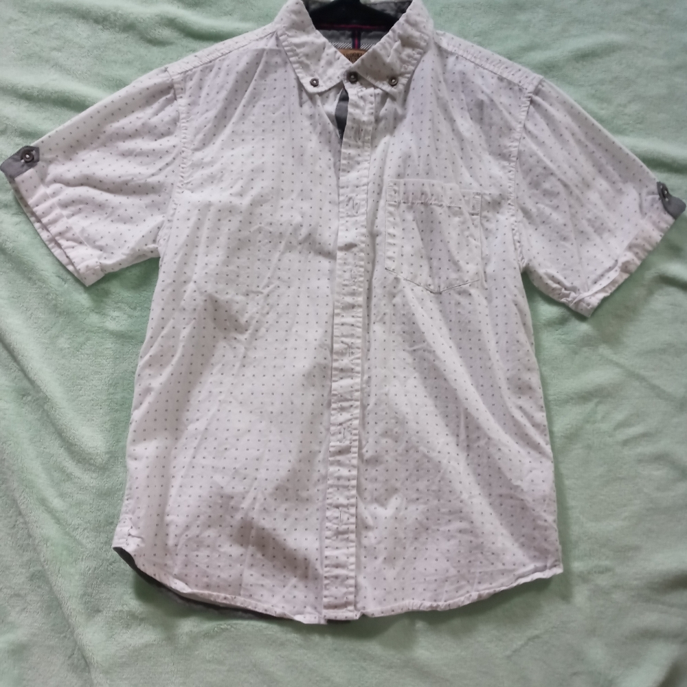 Boys White Button Down